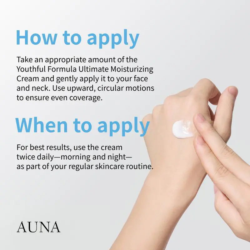 AUNA Youthful Glow Cream – Deep Hydration & Skin Renewal (100mL)